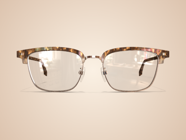 Semi Rimless 近视镜